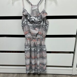 Mossimo Black and White Patterned Dress